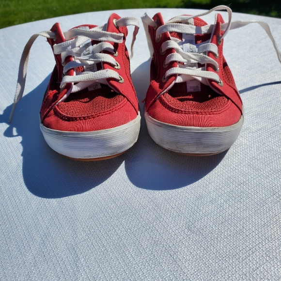 Keds red lace up mule tennis shoes size 7.5 (seven and a half) - Picture 15 of 16
